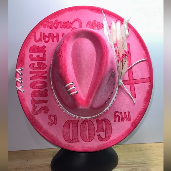 Pink Breast Cancer Inspirational Women\'s Hat main image 5
